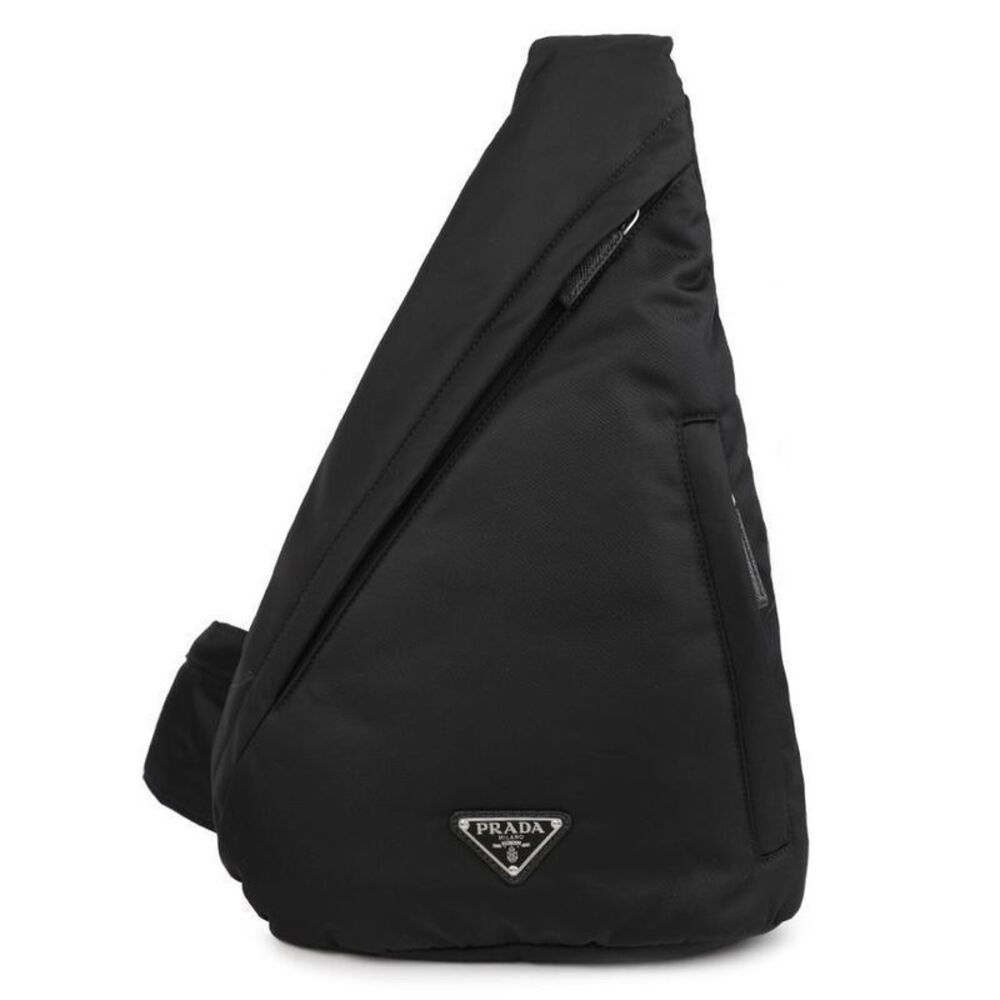 Nylon Leather Backpack